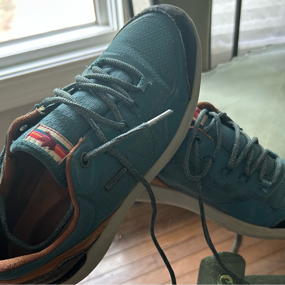Cobb Hill Skylar Mesh Teal Waterproof Lace WP Women's Oxford